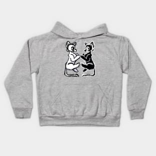 Black and white Kids Hoodie